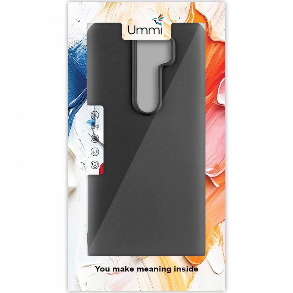 Чохол Silicone Cover Ummi Lakshmi (AA) для Xiaomi Redmi 9 Чорний / Black