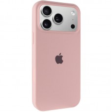 Чохол Silicone Case Full Protective (AA) для Apple iPhone 17 Pro (6.3") Рожевий / Pink Sand