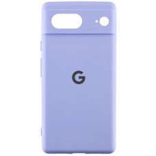 Чохол Silicone Cover Lakshmi Full Camera (AAA) with Logo для Google Pixel 8 Бузковий / Dasheen