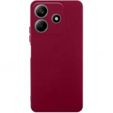 Чохол TPU GETMAN Liquid Silk Full Camera для Xiaomi Redmi Note 14 5G Бордовий / Marsala