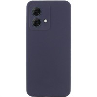 Чохол Silicone Cover Ummi Lakshmi Full Camera (AA) для Motorola Moto G84 Синій / Midnight Blue