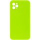 Silicone Case Square Full Camera Protective (AA) NOLOGO для Apple iPhone 11 Pro (5.8") Салатовий / Neon green