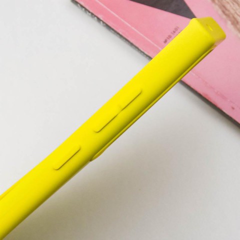 Чохол TPU GETMAN Liquid Silk Full Camera для Samsung Galaxy S24 Ultra Жовтий / Flash