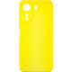 Чохол Silicone Cover Lakshmi Full Camera (AAA) для Xiaomi Redmi 13C / Poco C65 Жовтий / Yellow