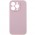 Чохол Silicone Case Full Camera Protective (AA) NO LOGO для Apple iPhone 15 Pro (6.1") Рожевий / Chalk Pink