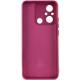 Чохол TPU GETMAN Liquid Silk Full Camera для Xiaomi Redmi 12C Бордовий / Marsala