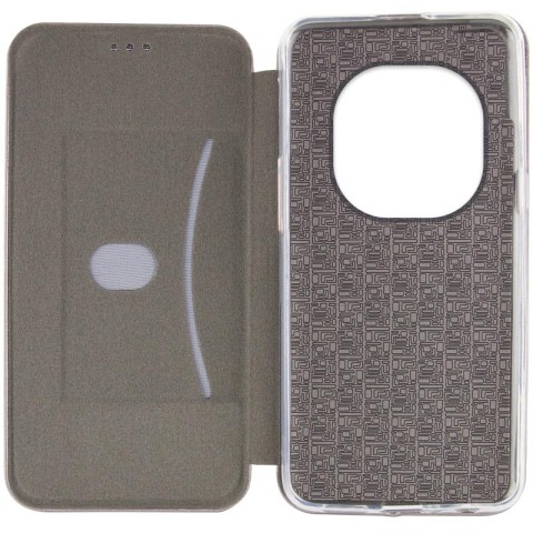 Шкіряний чохол-книжка Classy для Xiaomi Redmi Note 14 Pro 4G Сірий