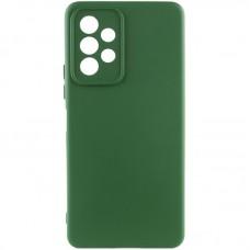 Чохол TPU GETMAN Liquid Silk Full Camera для Samsung Galaxy A13 4G Зелений / Dark green