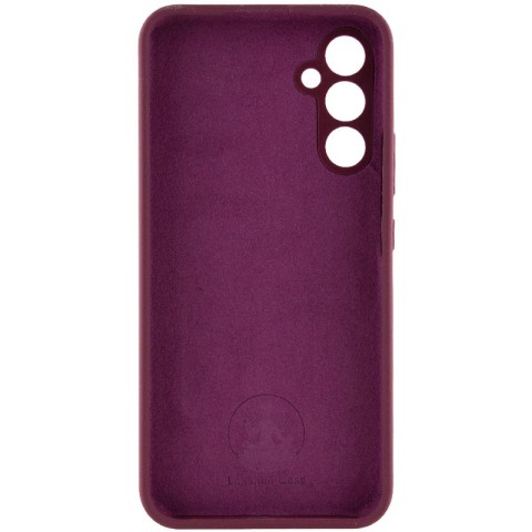 Чохол Silicone Cover Lakshmi Full Camera (AAA) для Samsung Galaxy A35 Бордовий / Plum