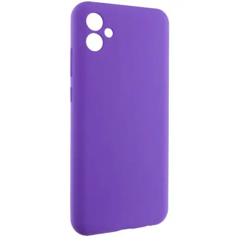 Чохол Silicone Cover Lakshmi Full Camera (AAA) для Samsung Galaxy A04e Фіолетовий / Amethyst