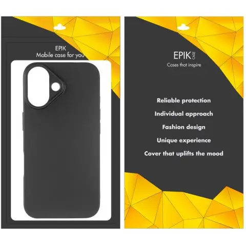 Чехол TPU Epik Black для Apple iPhone 16 (6.1")