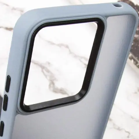 Чохол TPU+PC Lyon Frosted для Motorola Edge 60 Fusion Sierra Blue