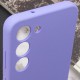 Чохол Silicone Cover Lakshmi Full Camera (AAA) для Samsung Galaxy S22 Бузковий / Dasheen