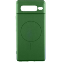 Чохол Silicone Cover Lakshmi Full Camera (AA) with MagFit для Google Pixel 7 Pro Зелений / Dark green