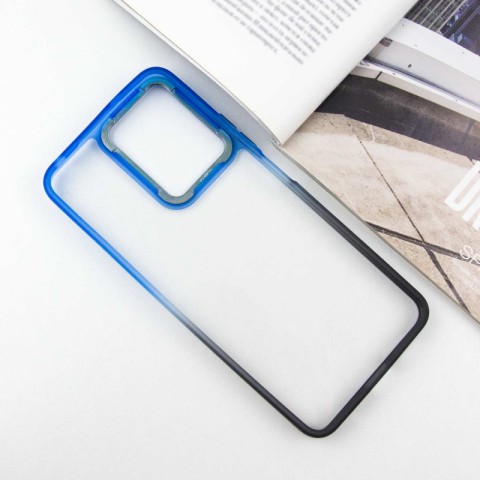 Чохол TPU+PC Fresh sip series для Xiaomi Redmi Note 12 4G Чорний / Синій