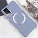 TPU чохол Bonbon Metal Style with MagSafe для Samsung Galaxy A35 Сірий / Lavender