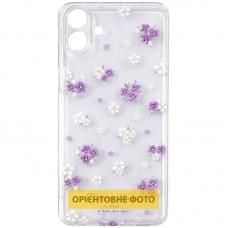 Чохол TPU Clear Joy для Xiaomi Redmi Note 14 4G (Europe version) Flowers Bloom