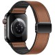Ремінець Hoco WA34 Basic magnetic buckle silicone leather strap для Apple watch 38/40/41/42mm Brown