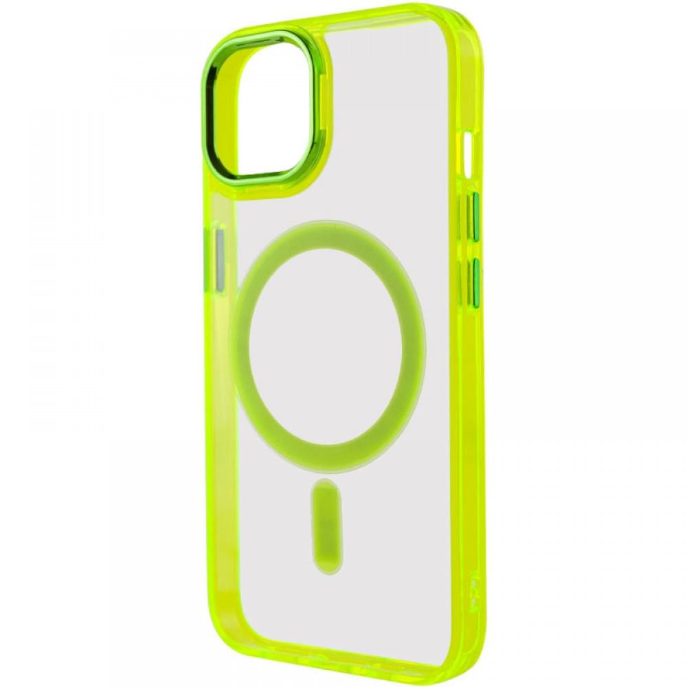 Чохол TPU Iris with MagSafe для Apple iPhone 12 Pro Max (6.7") Жовтий