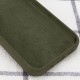 Чохол Silicone Case Full Protective (AA) NO LOGO для Apple iPhone 15 (6.1") Зелений / Dark Olive