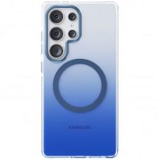 Чохол TPU+PC Phantom with MagSafe для Samsung Galaxy S25 Ultra Blue