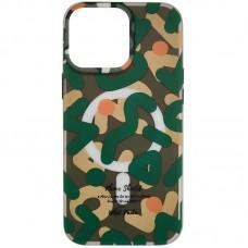 TPU чохол Pastel Chaos with MagSafe для Apple iPhone 16 Pro (6.3") Green