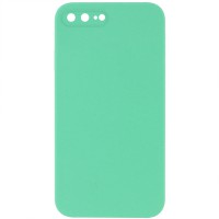 Чохол Silicone Case Square Full Camera Protective (AA) NOLOGO для Apple iPhone 7 plus/8 plus (5.5") Зелений / Spearmint