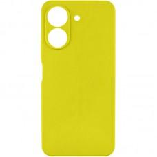 Чохол TPU GETMAN Liquid Silk Full Camera для Xiaomi Redmi 13C / Poco C65 Жовтий / Flash