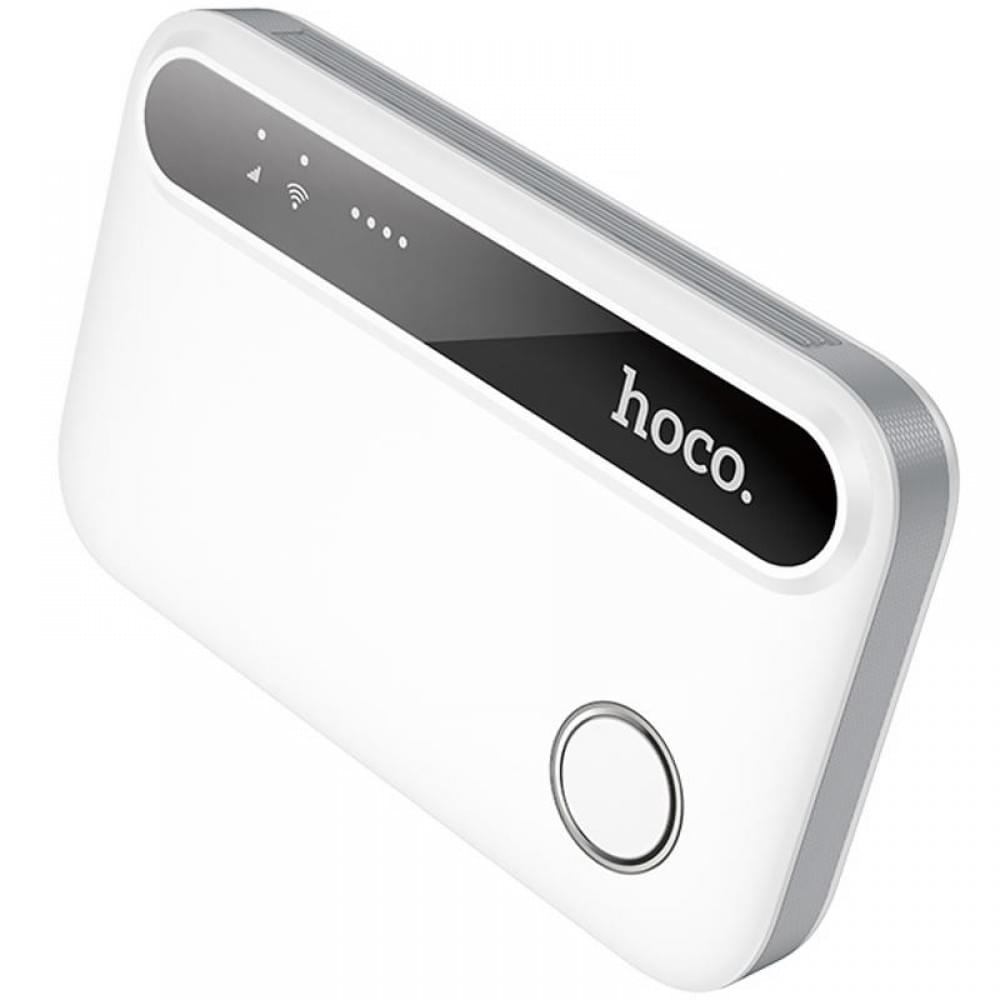 Портативний модем WiFi роутер Hoco HI41 150Mbps (Micro SIM) 2100 mAh White