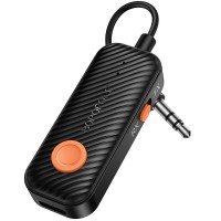 Bluetooth аудіо ресивер/трансмітер Borofone BC62 Walker (AUX 3.5mm) Black star