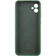 Чохол Silicone Cover Ummi Lakshmi Full Camera (AA) для Samsung Galaxy A06 Зелений / Dark green