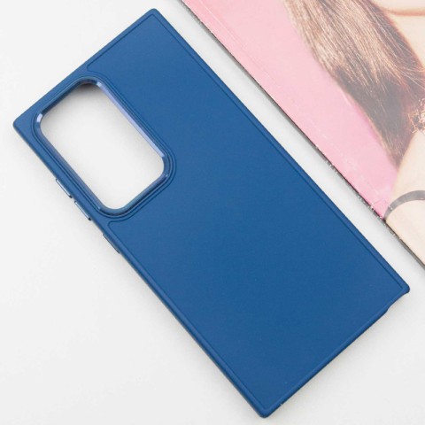 TPU чохол Bonbon Metal Style для Samsung Galaxy S24 Ultra Синій / Denim Blue
