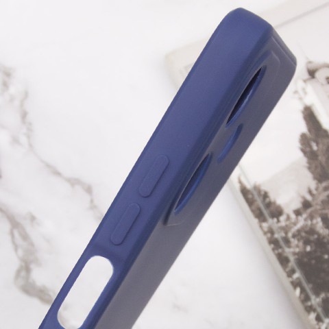 Силіконовий чохол Candy Full Camera для Infinix Hot 30 Синій / Dark Blue