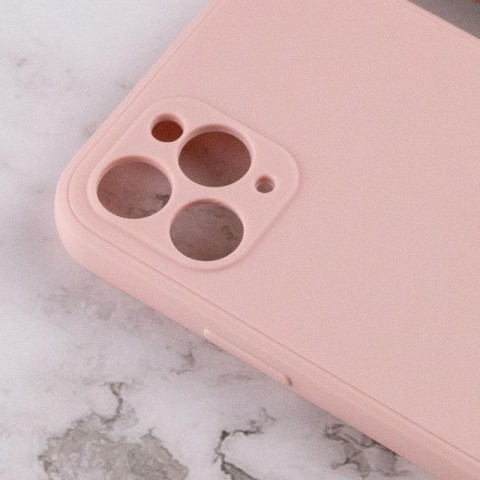 Силіконовий чохол Candy Full Camera для Apple iPhone 11 Pro Max (6.5") Рожевий / Pink Sand