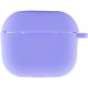 Силіконовий футляр для навушників AirPods 3 Бузковий / Dasheen