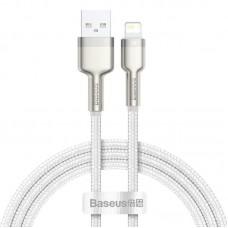 Дата кабель Baseus Cafule Series Metal USB to Lightning 2.4A (2m) (CALJK-B0) White