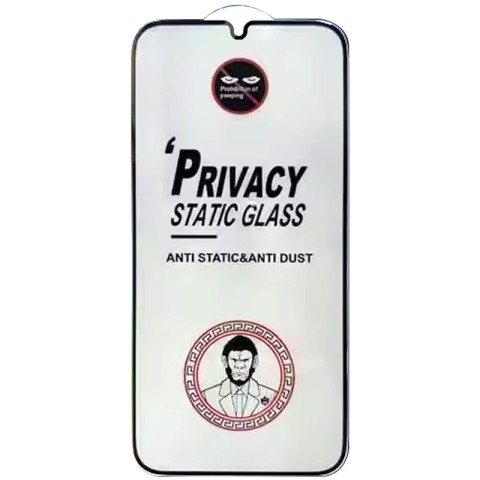 Захисне скло Privacy 5D (тех.пак) для Samsung Galaxy A06 Чорний