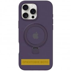 Чохол Silicone Case Full Protective with Ring для Apple iPhone 16e (6.1") Purple