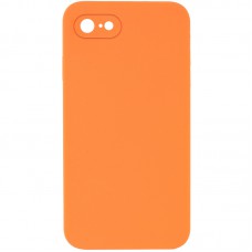 Silicone Case Square Full Camera Protective (AA) NOLOGO для Apple iPhone 6/6s (4.7") Помаранчевий / Papaya