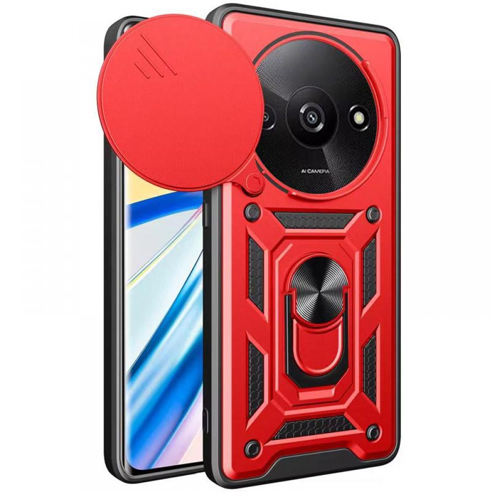 Чохол Ummi Camshield Serge Ring для Xiaomi Redmi A3 / A3x Червоний