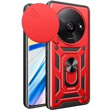 Чохол Ummi Camshield Serge Ring для Xiaomi Redmi A3 / A3x Червоний