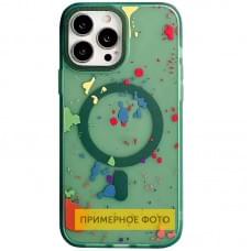 Чохол TPU+PC Flush with MagSafe для Samsung Galaxy S24+ / S25+ Dark green