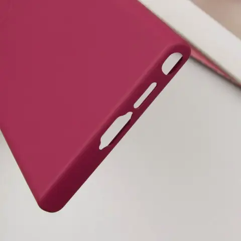 Чохол Silicone Cover Lakshmi Full Camera (AA) для Samsung Galaxy S25 Ultra Бордовий / Marsala