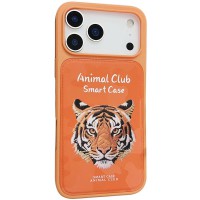 TPU+PC чохол Animal Club для Apple iPhone 17 Pro Max (6.9") Hermes Orange