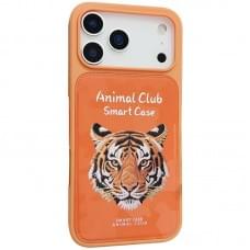 TPU+PC чохол Animal Club для Apple iPhone 17 Pro Max (6.9") Hermes Orange