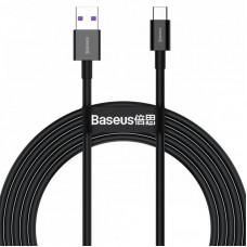 Дата кабель Baseus Superior Series Fast Charging USB to Type-C PD 66W (2m) (CATYS-A) Чорний