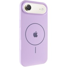 Чохол Silicone Case Full Protective (AA) V2 with MagSafe для Apple iPhone 17 Air (6.5") Бузковий / Lilac
