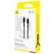 Дата кабель Baseus Dura Series Fast Charging Type-C to Type-C 100W (1m) (P10377803U01) Gold / Black