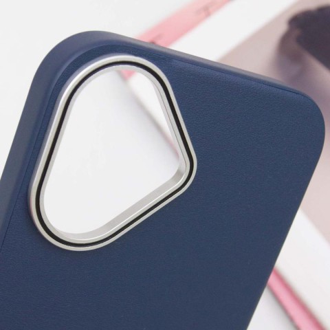 Чохол SGP PC+Leather with MagSafe для Apple iPhone 16 (6.1") Blue