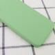 Silicone Case Square Full Camera Protective (AA) NOLOGO для Apple iPhone 11 (6.1") М'ятний / Mint